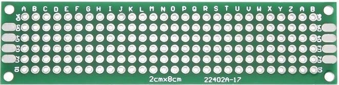 2x8cm universal prototype PCB board