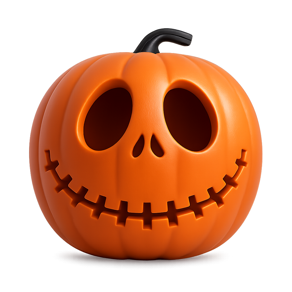 Electronic flickering candle built with an ATtiny85 for a Jack O' Lantern