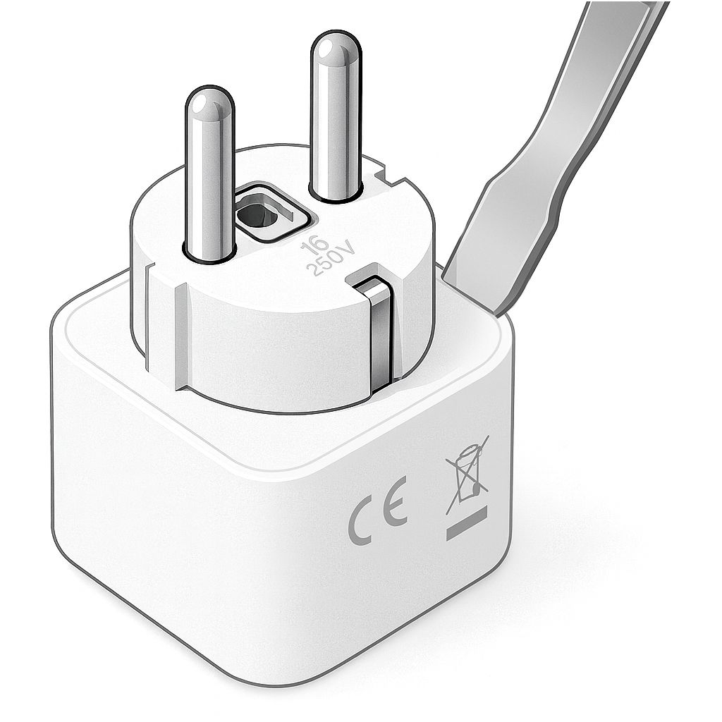 The smart power plug's internal wiring