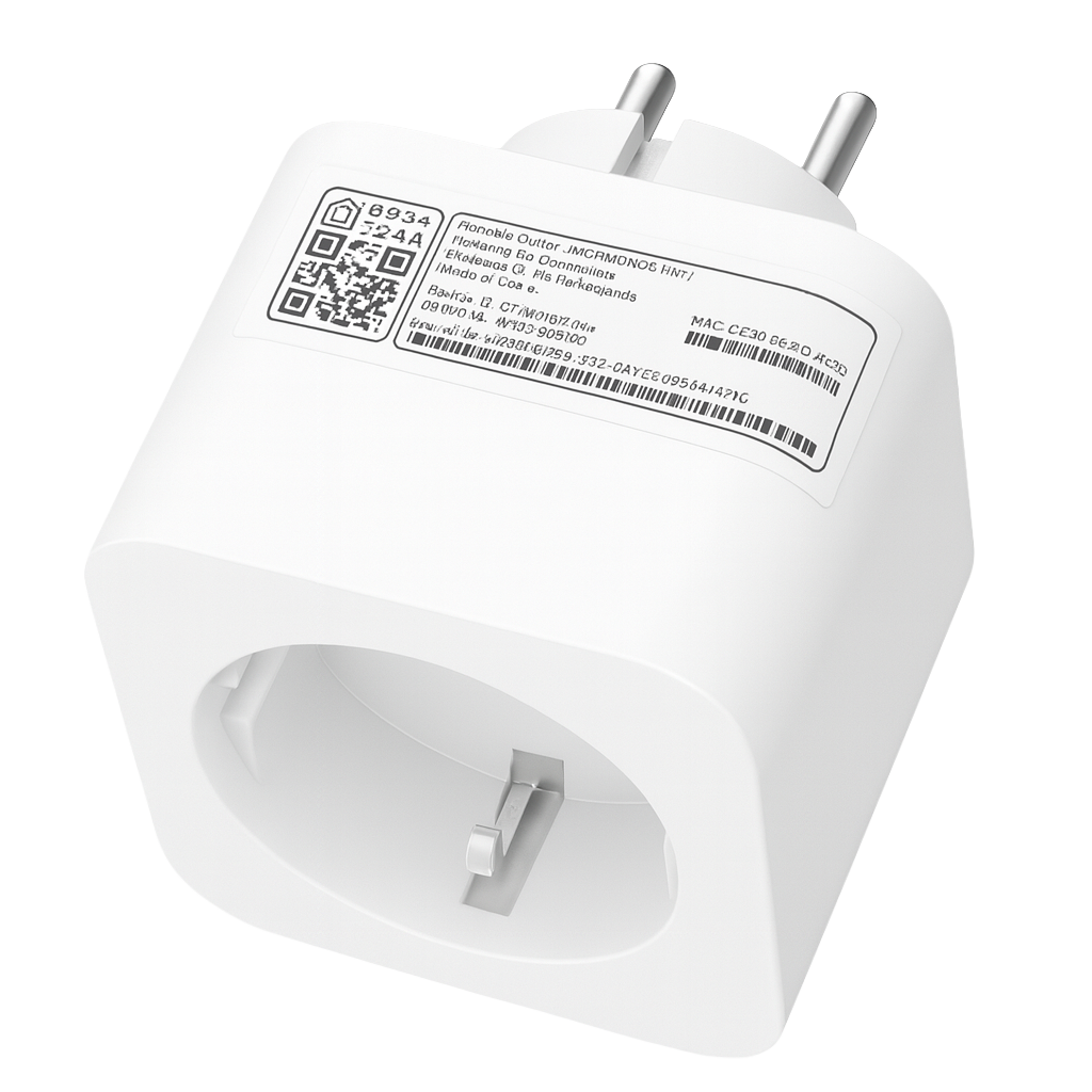 Selecting the power plug in Apple Home to start a firmware update