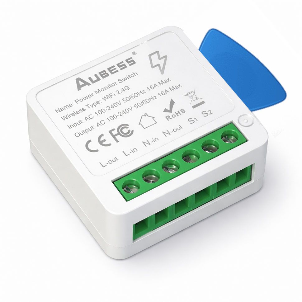 The smart switch enclosure opened cleanly without damage