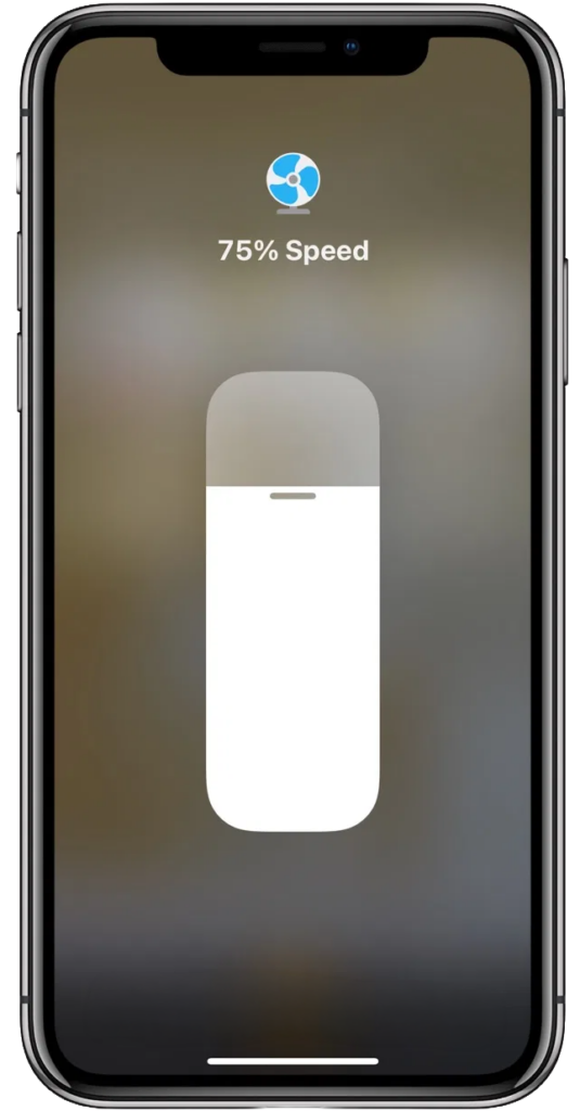 Bathroom ventilation controlled automatically from the Home app, no remote needed
