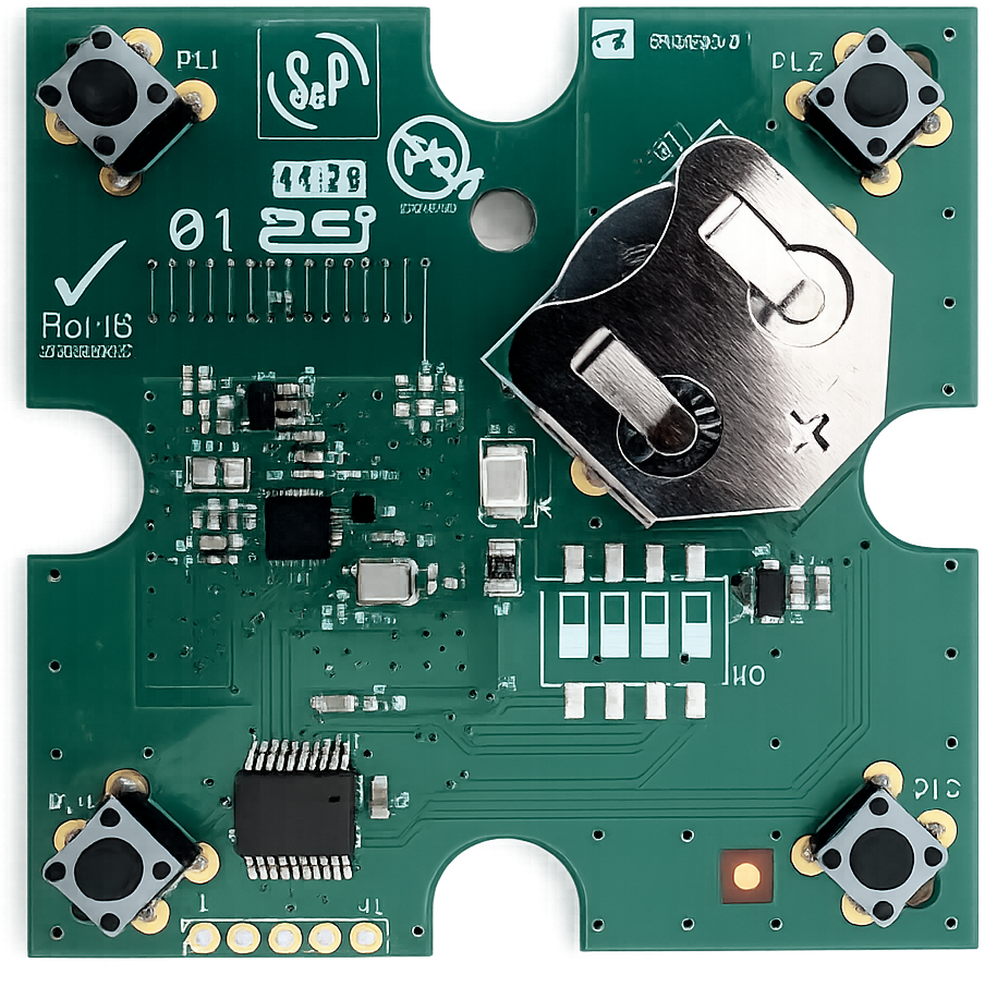 868 MHz RF remote used to control the ventilation unit