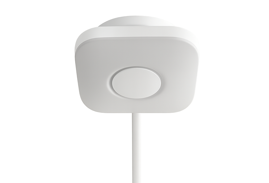 3D-printed mounting ring letting the Nest Protect sit flush on the ceiling