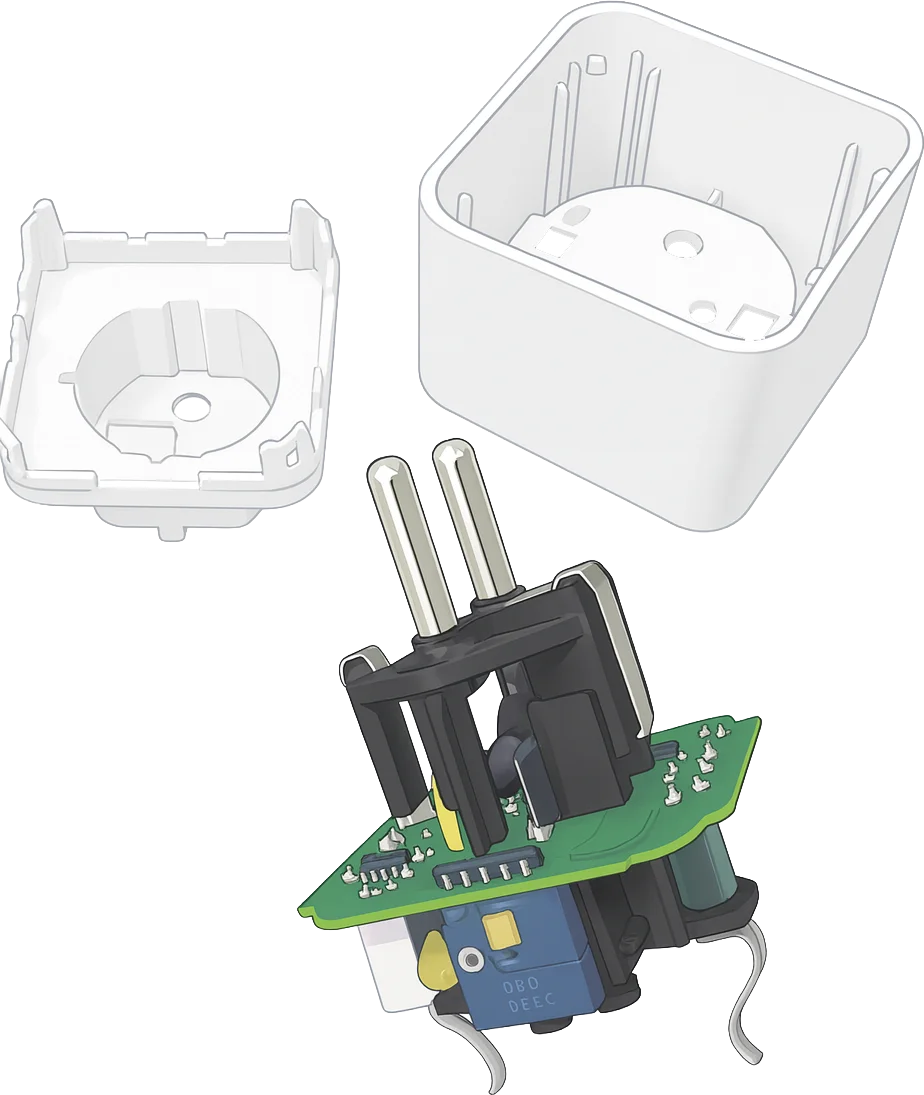Wiring the ESP8685-WROOM-03 relay and GPIO connections inside the plug