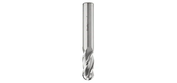 A ball nose end mill