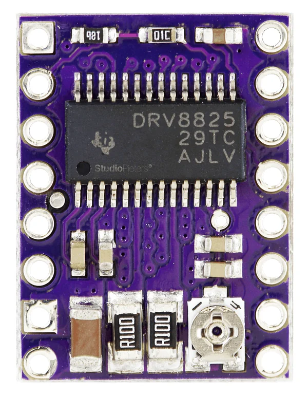A DRV8825 stepper driver board